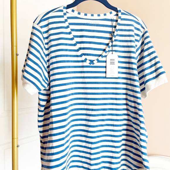 Classic Blue and White Striped Tee from Universal Standard NWT size S 14-16 - Picture 2 of 6